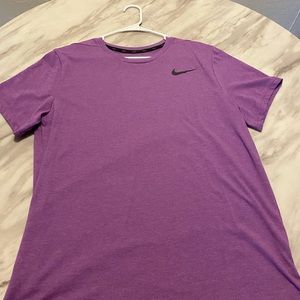 Nike purple dri-fit t-shirt